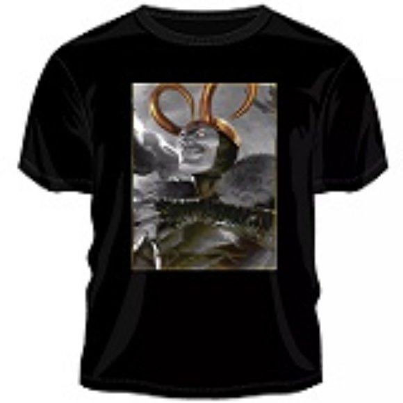Marvel Loki Golden Horns Unisex T-Shirt‎ - Picture 1 of 1